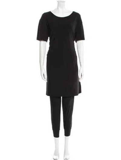 Pre-owned Norma Kamali Pant Set W/ Tags In Black