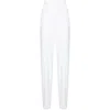Norma Kamali Pleated High-waisted Trousers
