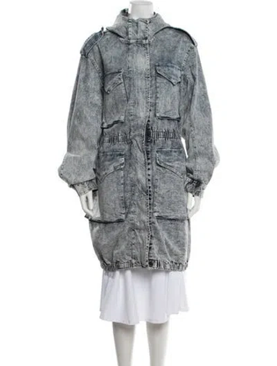 Pre-owned Norma Kamali Parka In Blue