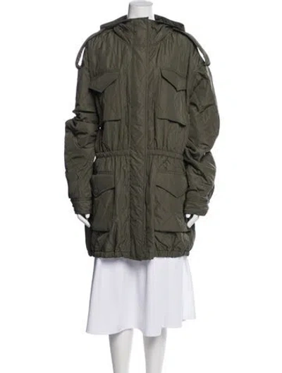 Pre-owned Norma Kamali Parka In Green
