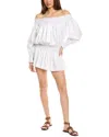 Norma Kamali Woman Blouse White Size 10 Cotton In White