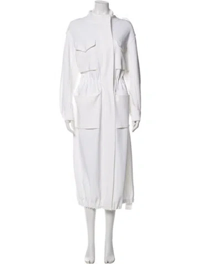 Pre-owned Norma Kamali Performance Jacket In White