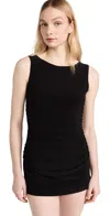 Norma Kamali Pickleball Dress Black In Black