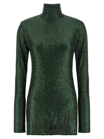 Norma Kamali Pickleball Dress In Green