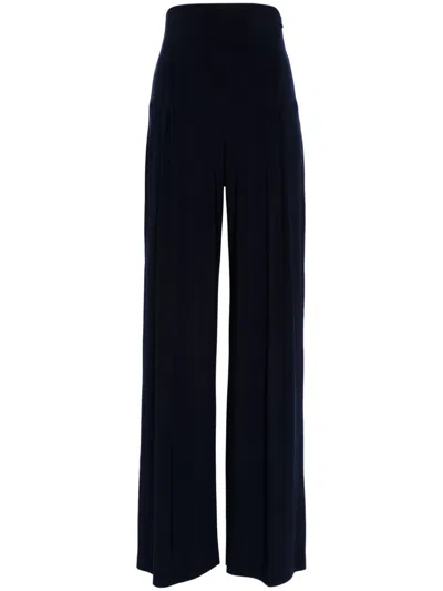 NORMA KAMALI NORMA KAMALI PLEATED HIGH-WASITED TROUSERS