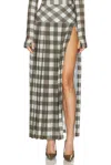 Norma Kamali Pleated Long Skirt In Multi