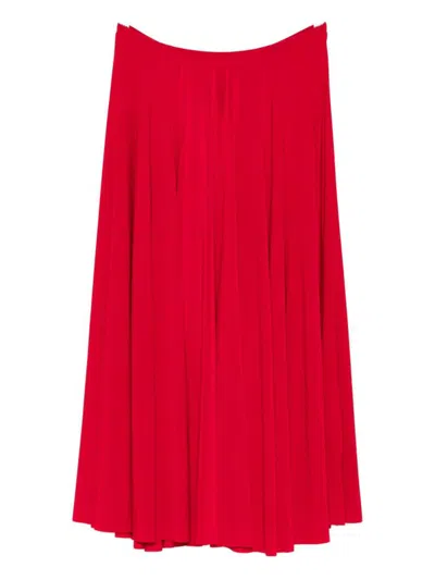 NORMA KAMALI NORMA KAMALI PLEATED MIDI SKIRT