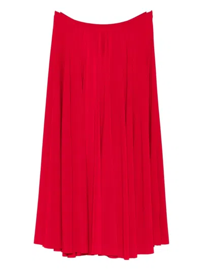 NORMA KAMALI NORMA KAMALI PLEATED MIDI SKIRT
