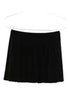 Norma Kamali Pleated Mini Skirt