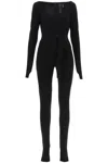 Norma Kamali Poly Lycra Catsuit In Nero