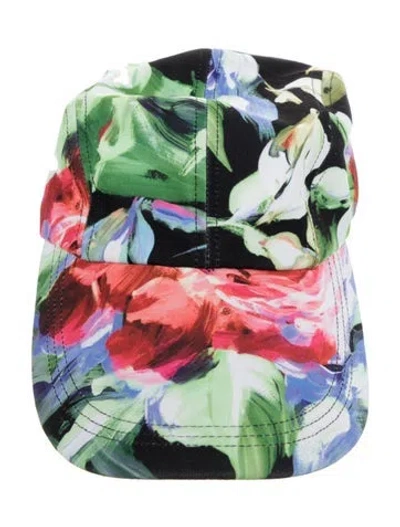 Pre-owned Norma Kamali Printed Cap In Black