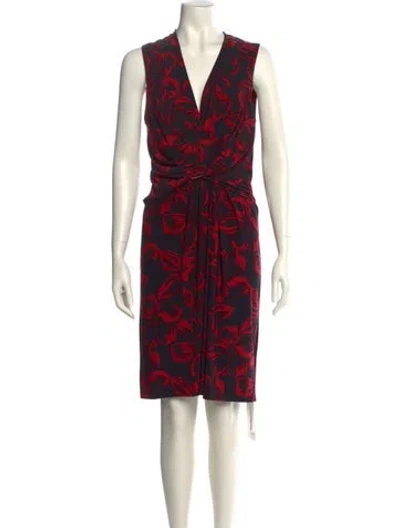 Pre-owned Norma Kamali Printed Mini Dress In Multi