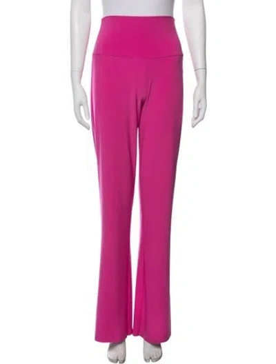 Pre-owned Norma Kamali Raw-edge Trim Sweatpants In Pink