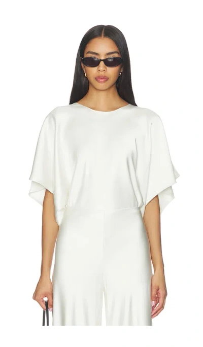 Norma Kamali Reverse Obie Bodysuit In White