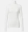 Norma Kamali Ribbed-knit Turtleneck Sweater In White