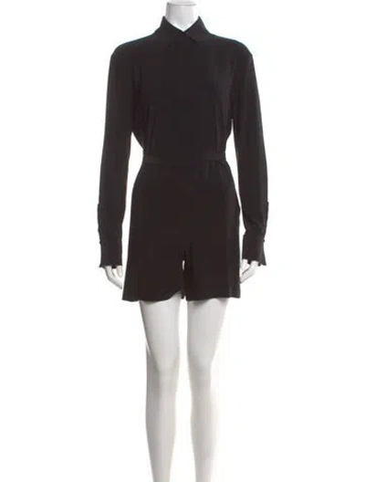 Pre-owned Norma Kamali Romper In Black