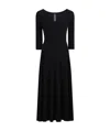 Norma Kamali Jersey Dress In Black