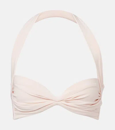 Norma Kamali Ruched Bikini Top