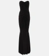 NORMA KAMALI RUCHED JERSEY GOWN