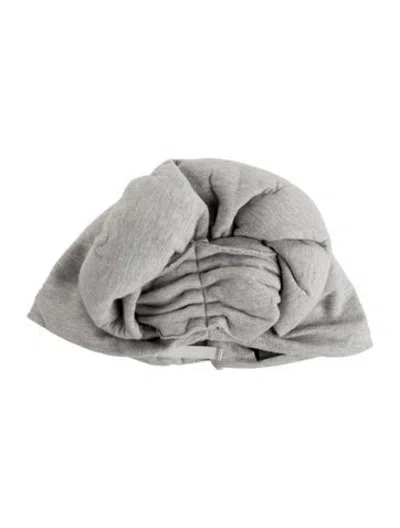 Pre-owned Norma Kamali Ruffled Hair Accessory In Grey
