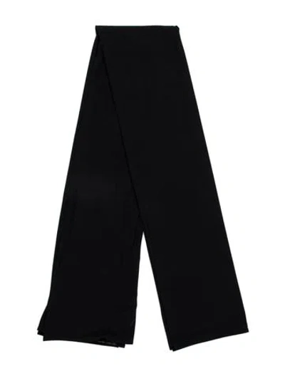 Pre-owned Norma Kamali Scarf In Black