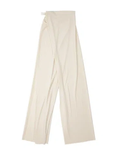 Pre-owned Norma Kamali Scarf In White