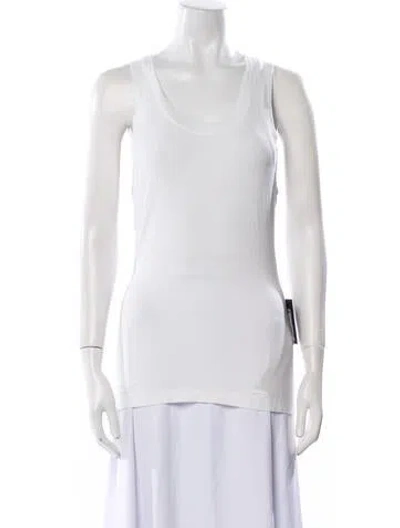 Pre-owned Norma Kamali Scoop Neck Sleeveless Top W/ Tags In Black
