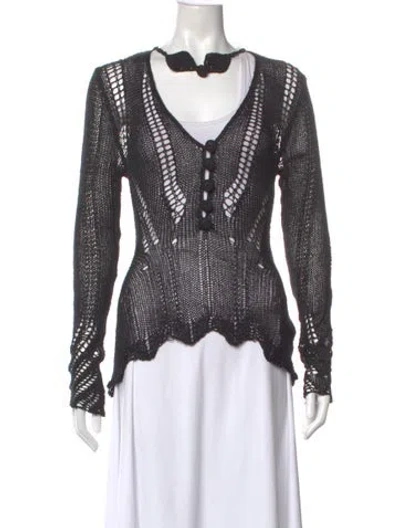 Pre-owned Norma Kamali Scoop Neck Sweater In Multi