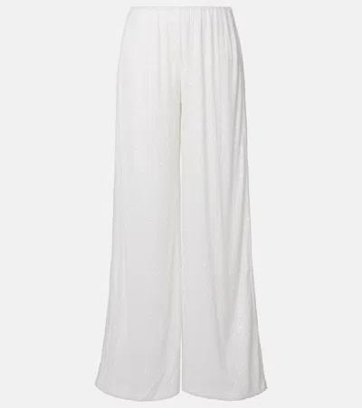Norma Kamali Sequined Wide-leg Pants