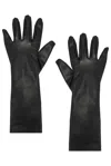 Norma Kamali Short Gloves In Black