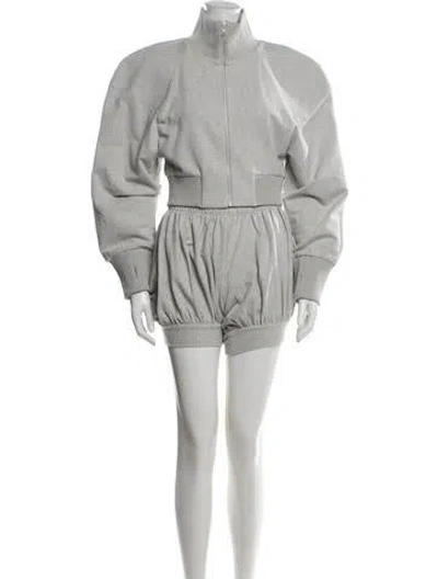 Pre-owned Norma Kamali Short Set In White