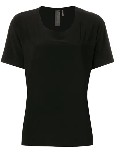 Norma Kamali Short Sleeves T-shirt In Black
