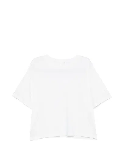 Norma Kamali Short-sleeves Top In White