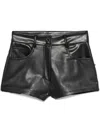 Norma Kamali Shorts Aus Faux-leder