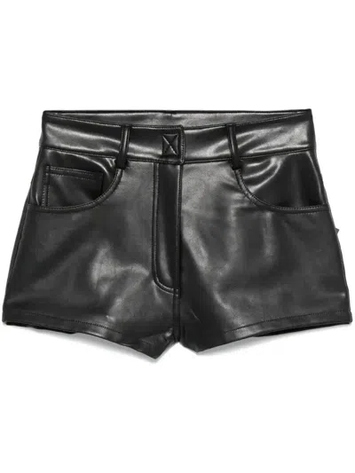Norma Kamali Shorts Aus Faux-leder