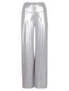 NORMA KAMALI TROUSERS SILVER