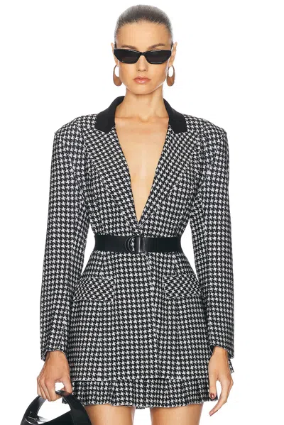 NORMA KAMALI SINGLE BREASTED BOY FIT RIDING JACKET