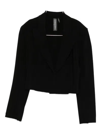 NORMA KAMALI NORMA KAMALI SINGLE-BREASTED CROPPED JACKET