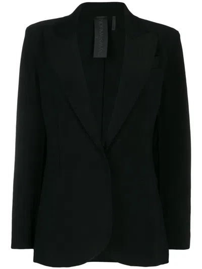 Norma Kamali Single-breasted Jacket In Black