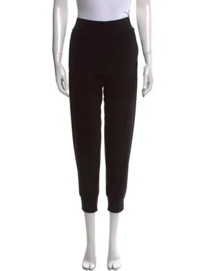 Pre-owned Norma Kamali Skinny Leg Pants In Black