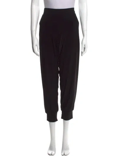 Pre-owned Norma Kamali Skinny Leg Pants In Black