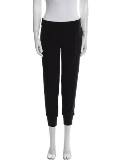Pre-owned Norma Kamali Skinny Leg Pants In Black