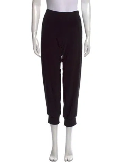Pre-owned Norma Kamali Skinny Leg Pants In Black