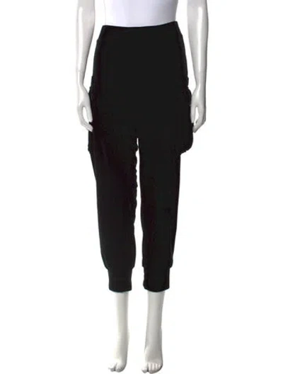 Pre-owned Norma Kamali Skinny Leg Pants In Black
