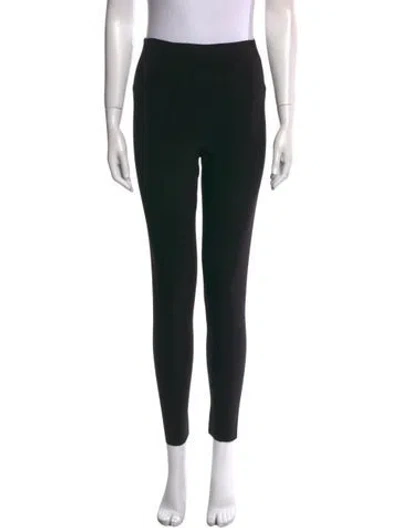 Pre-owned Norma Kamali Skinny Leg Pants In Black