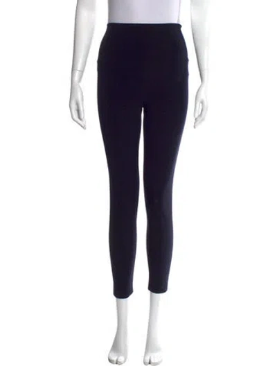 Pre-owned Norma Kamali Skinny Leg Pants In Black