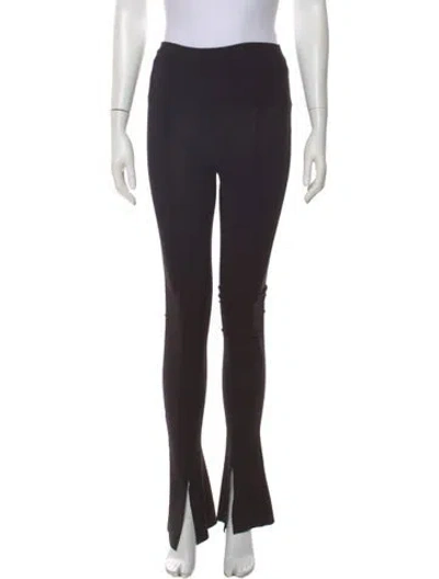 Pre-owned Norma Kamali Skinny Leg Pants In Black