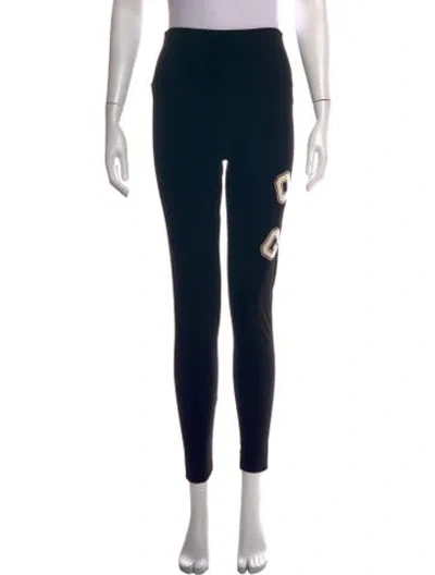 Pre-owned Norma Kamali Skinny Leg Pants In Black