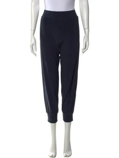 Pre-owned Norma Kamali Skinny Leg Pants In Blue
