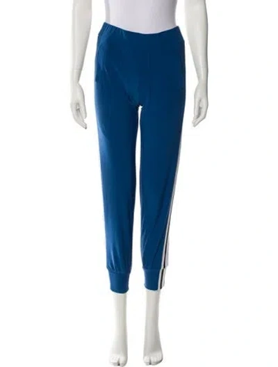 Pre-owned Norma Kamali Skinny Leg Pants In Blue